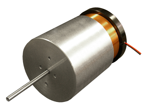 Linear Voice Coil Motor with Internal Bearing