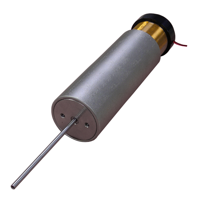 Linear Voice Coil Motor with Internal Bearing