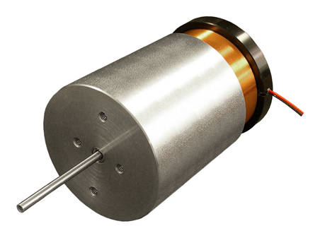 Linear Voice Coil Motor with Internal Bearing