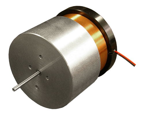 Linear Voice Coil Motor with Internal Bearing