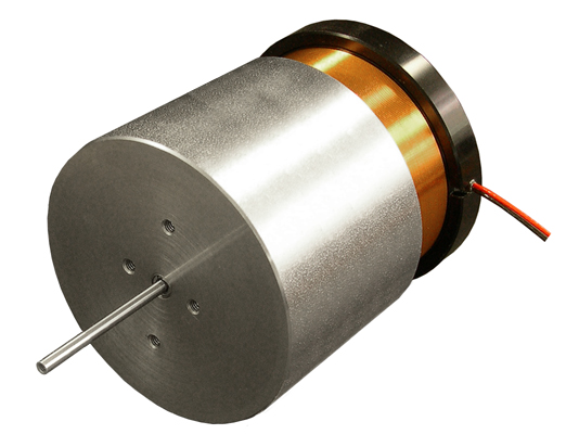 Linear Voice Coil Motor with Internal Bearing